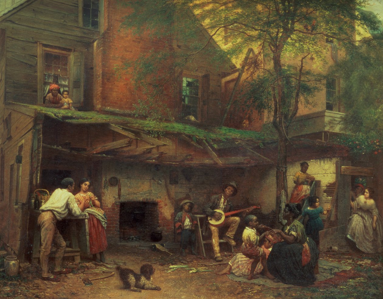 Old Kentucky Home Life in the South, 1859 af Eastman Johnson