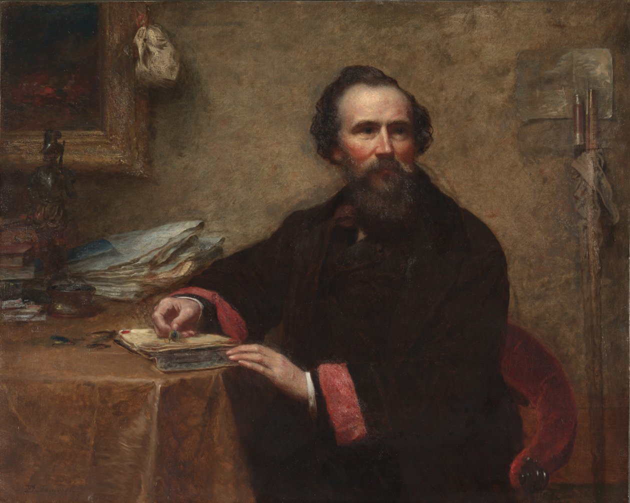 Portræt af Genio C. Scott af Eastman Johnson