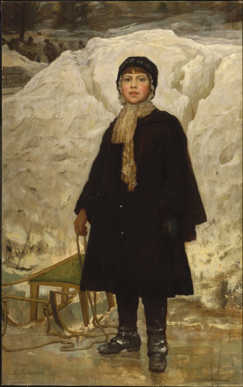 Portræt af et barn af Eastman Johnson