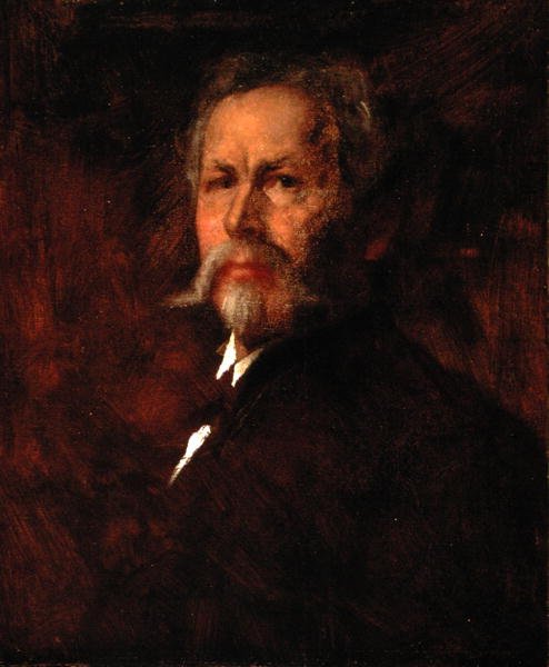 Selvportræt (olie på lærred) af Eastman Johnson