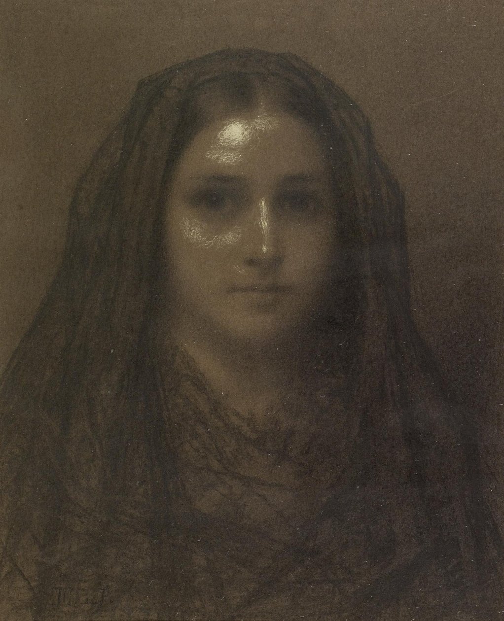 Spansk kvinde af Eastman Johnson