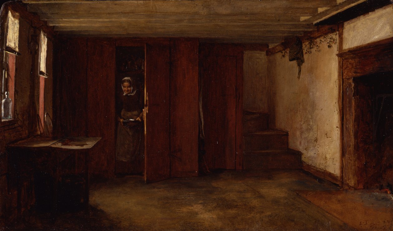 Susan Rays køkken, Nantucket, 1875 af Eastman Johnson