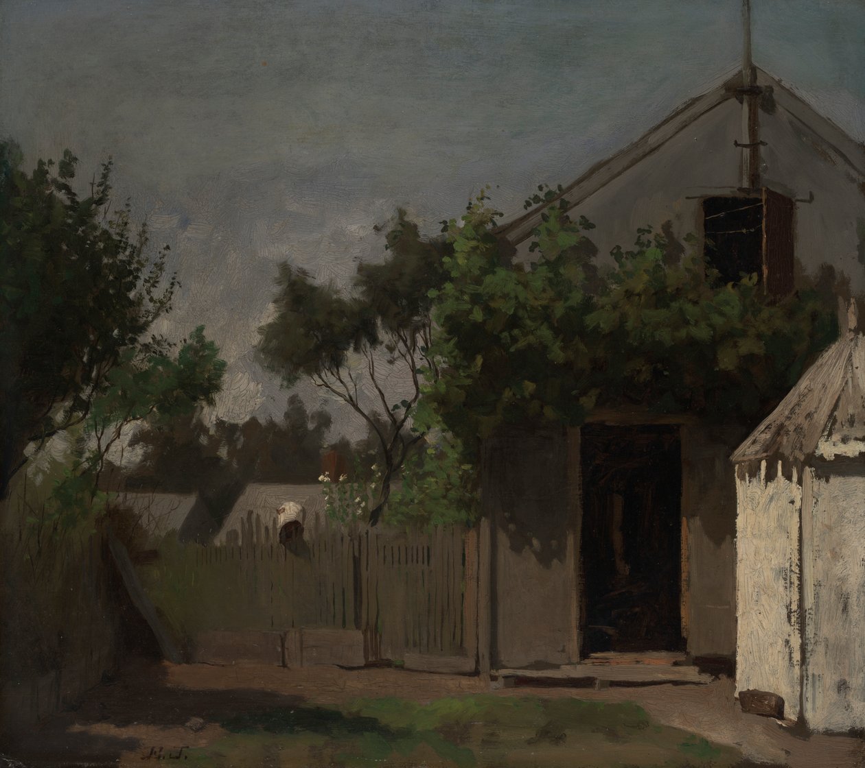 Baghegnet af Eastman Johnson