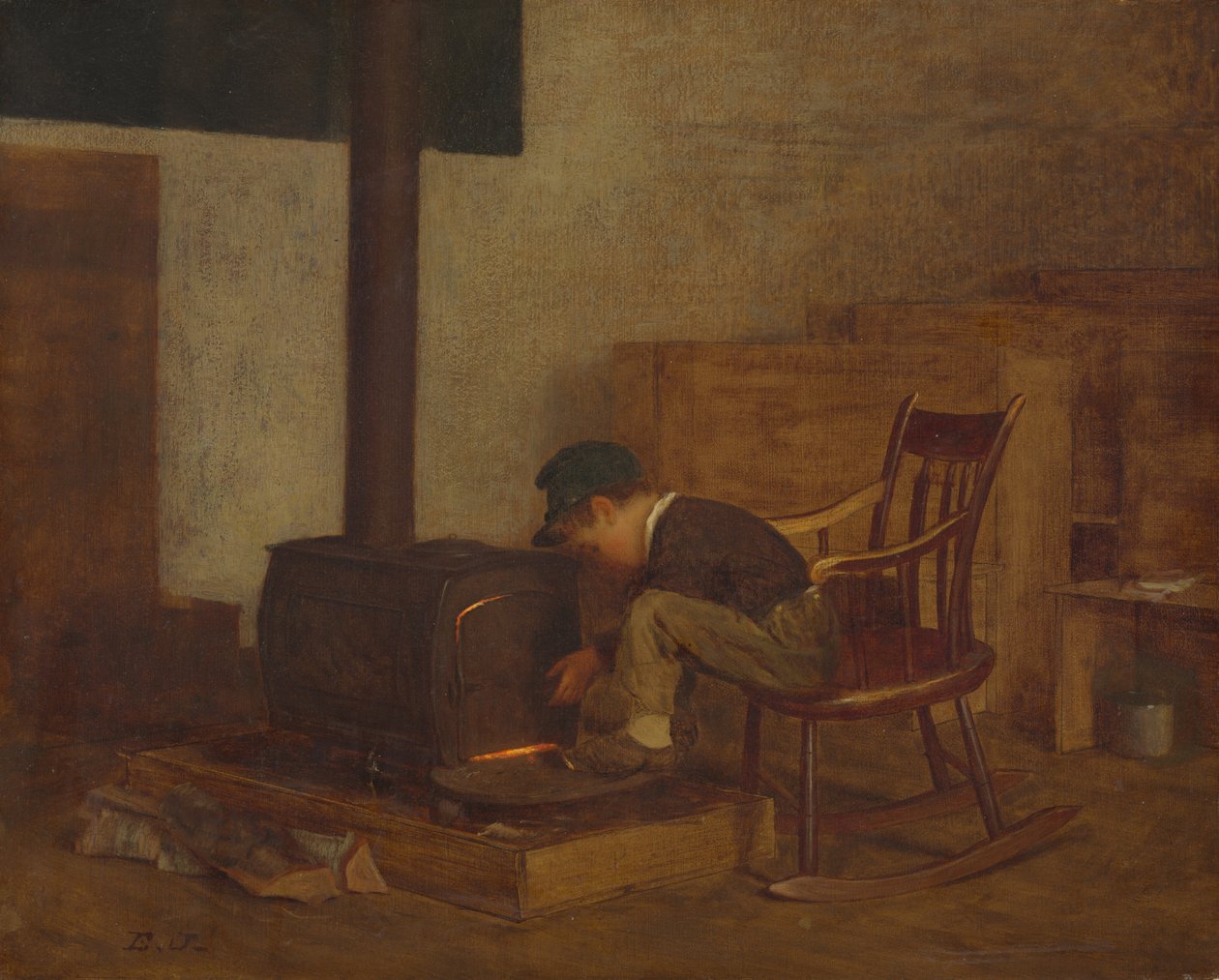 Den tidlige lærde af Eastman Johnson