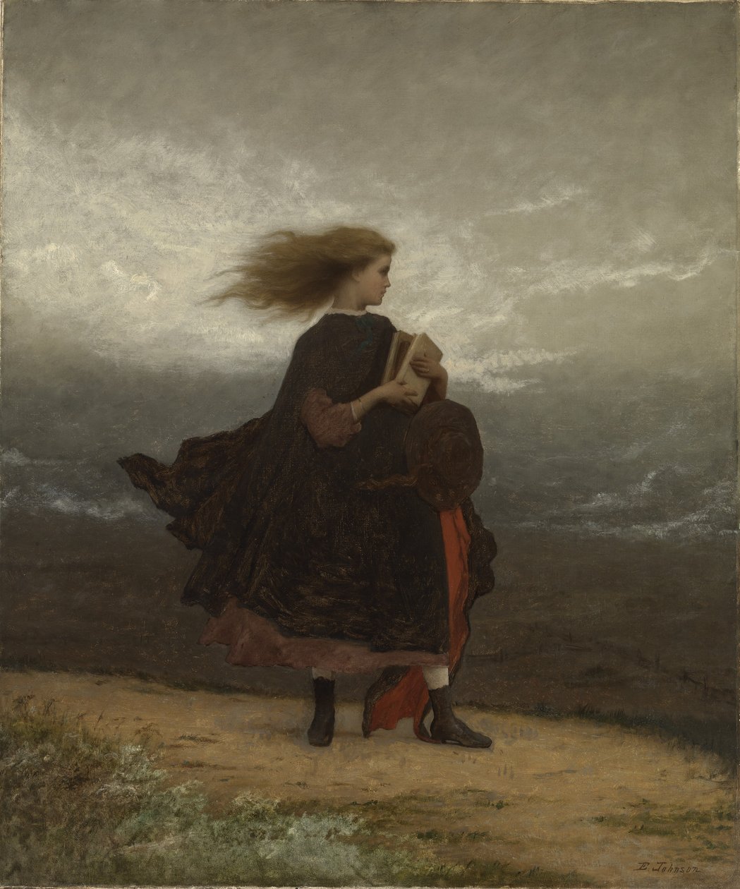Pigen jeg efterlod bag mig af Eastman Johnson
