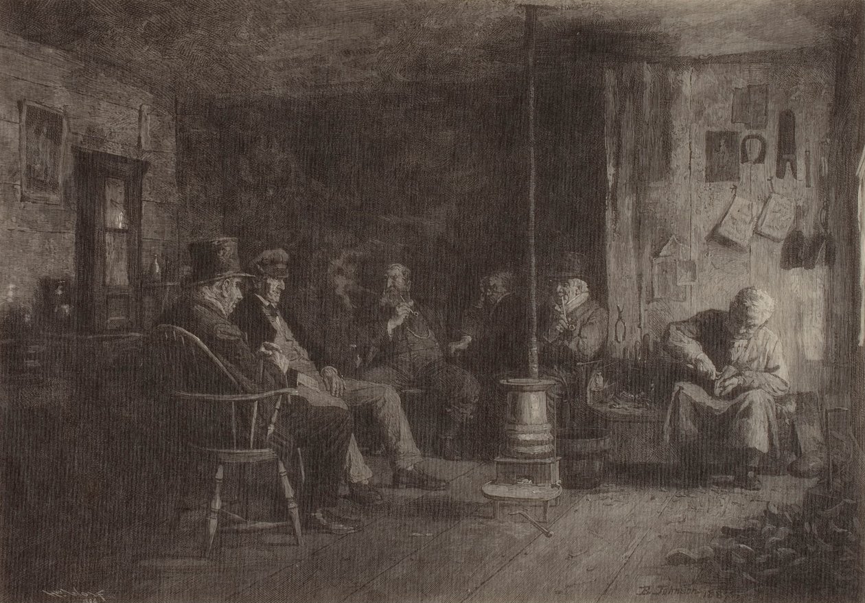 Nantucket-filosofiskolen af Eastman Johnson