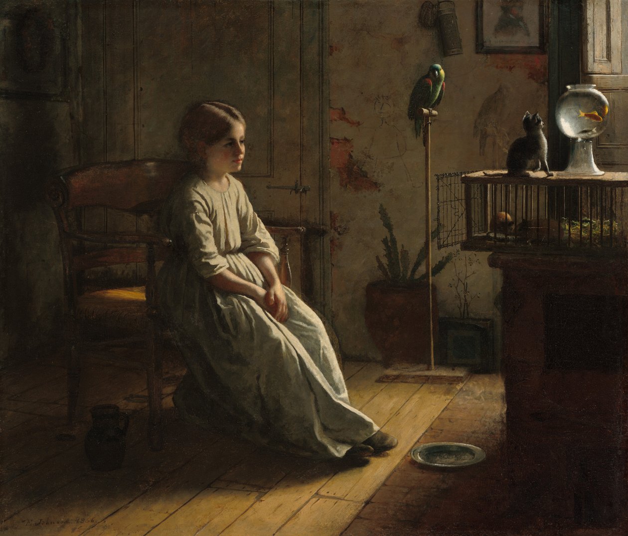 Kæledyrene af Eastman Johnson