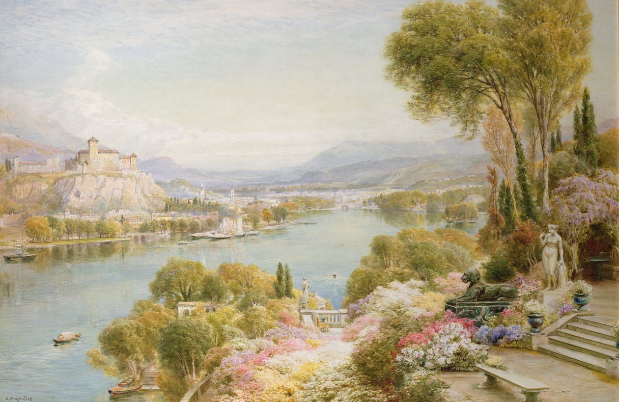 Lago Maggiore af Ebenezer Wake Cook