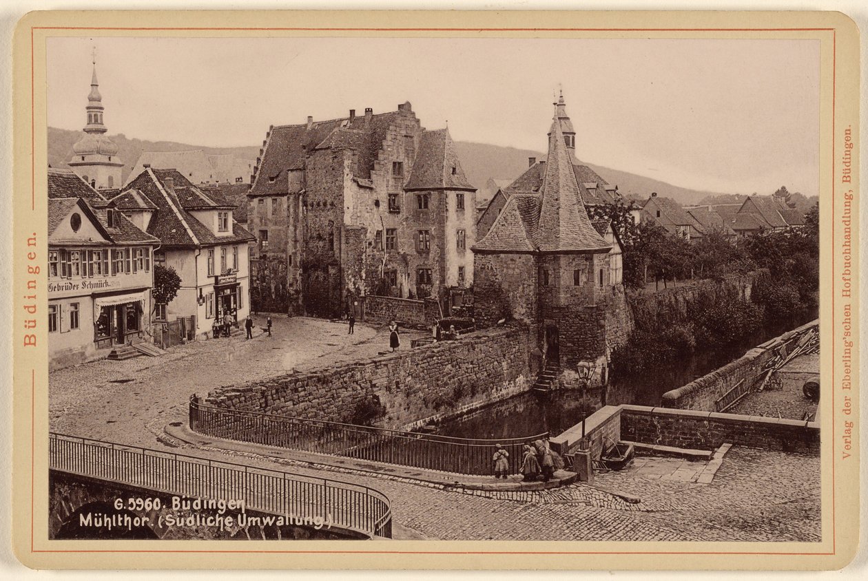Budingen. Muhlthor. (Sydlig indhegning) af Eberlingschen