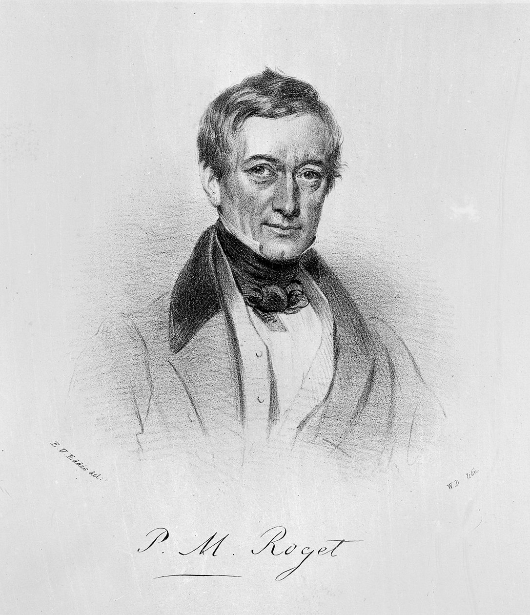 OM EFTERMIDDAGEN. Roget, ca. 1835 (litografi) af Eden Upton (after) Eddis