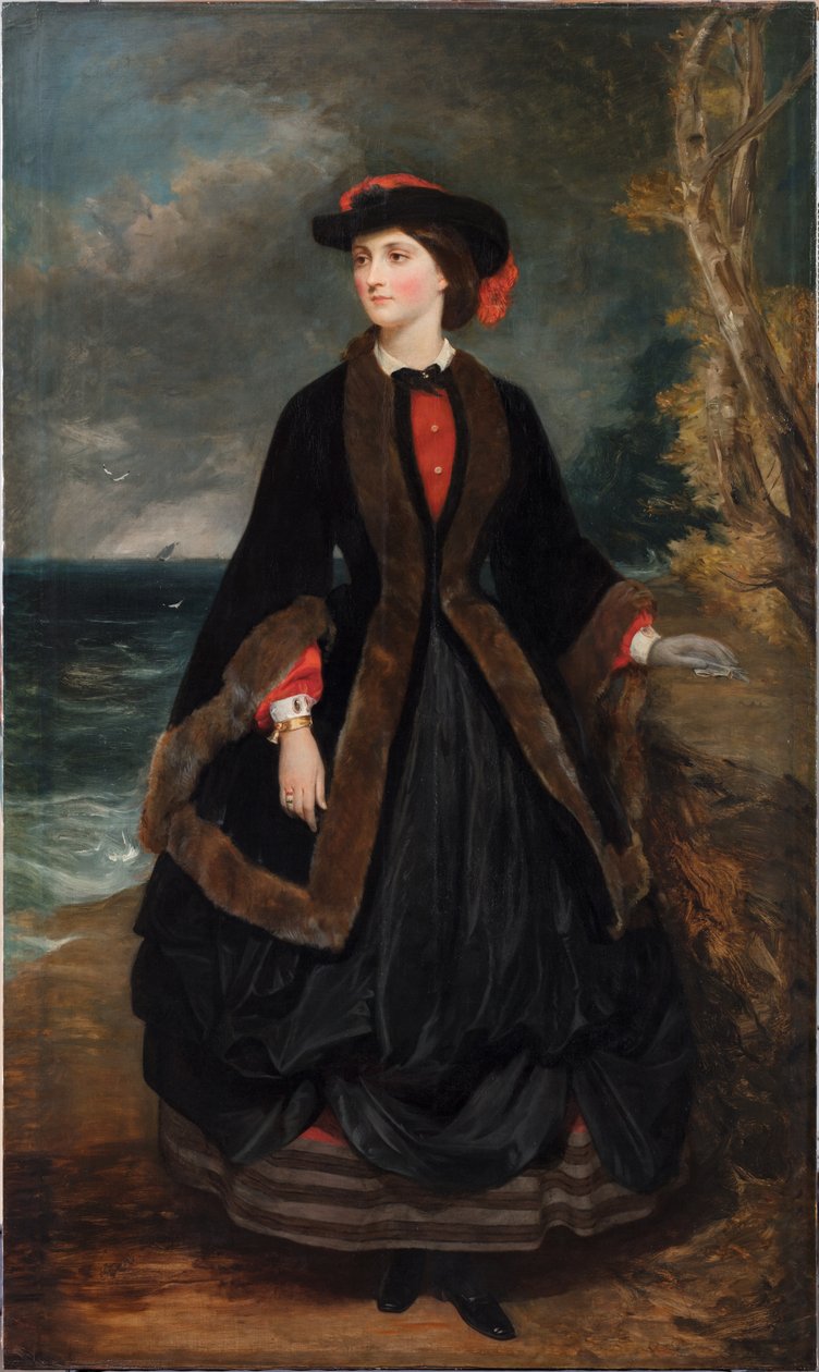 Portræt af Lady Mary Craven (olie på lærred) af Eden Upton Eddis