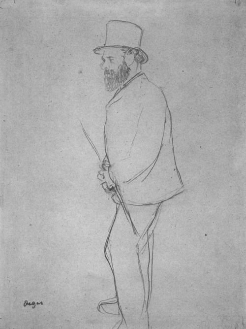 Edouard Manet ved løbet af Edgar Degas