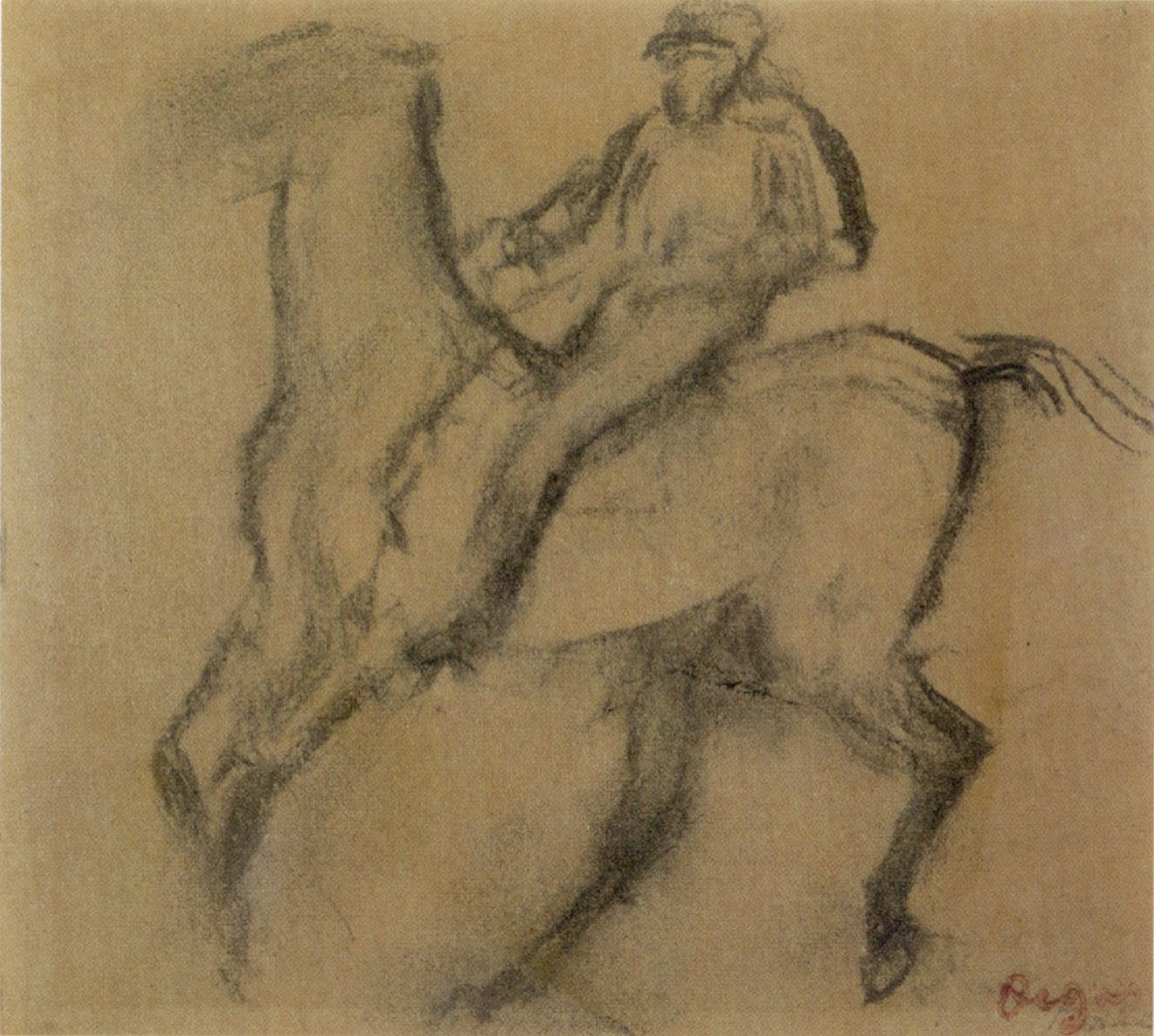Jockey på Horsen af Edgar Degas