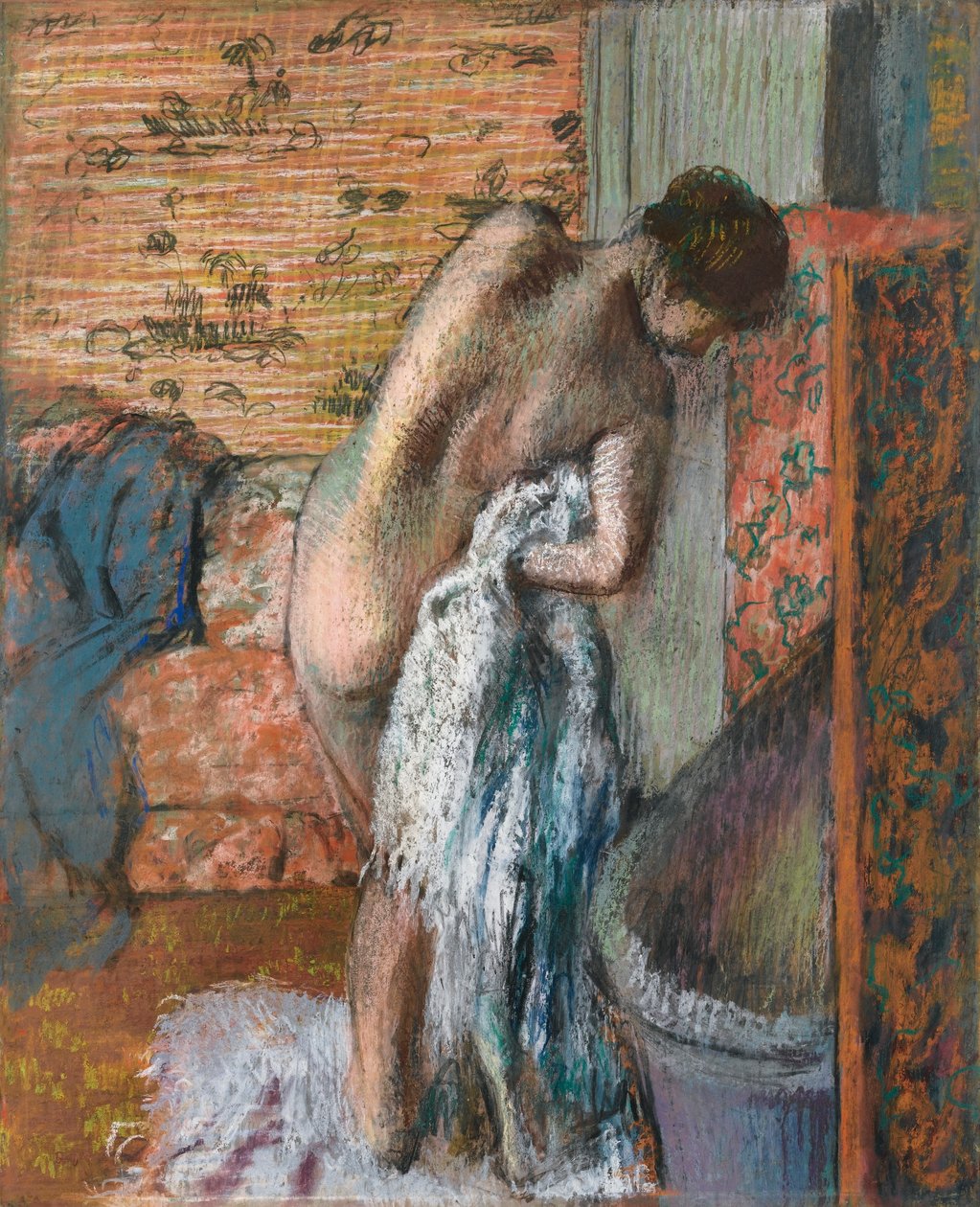 Efter bad af Edgar Degas