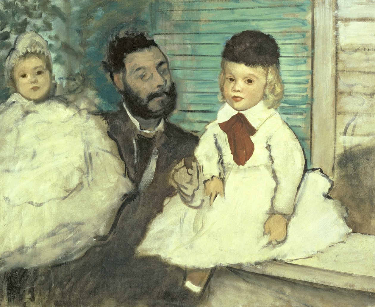 Comte Le Pic og hans sønner af Edgar Degas