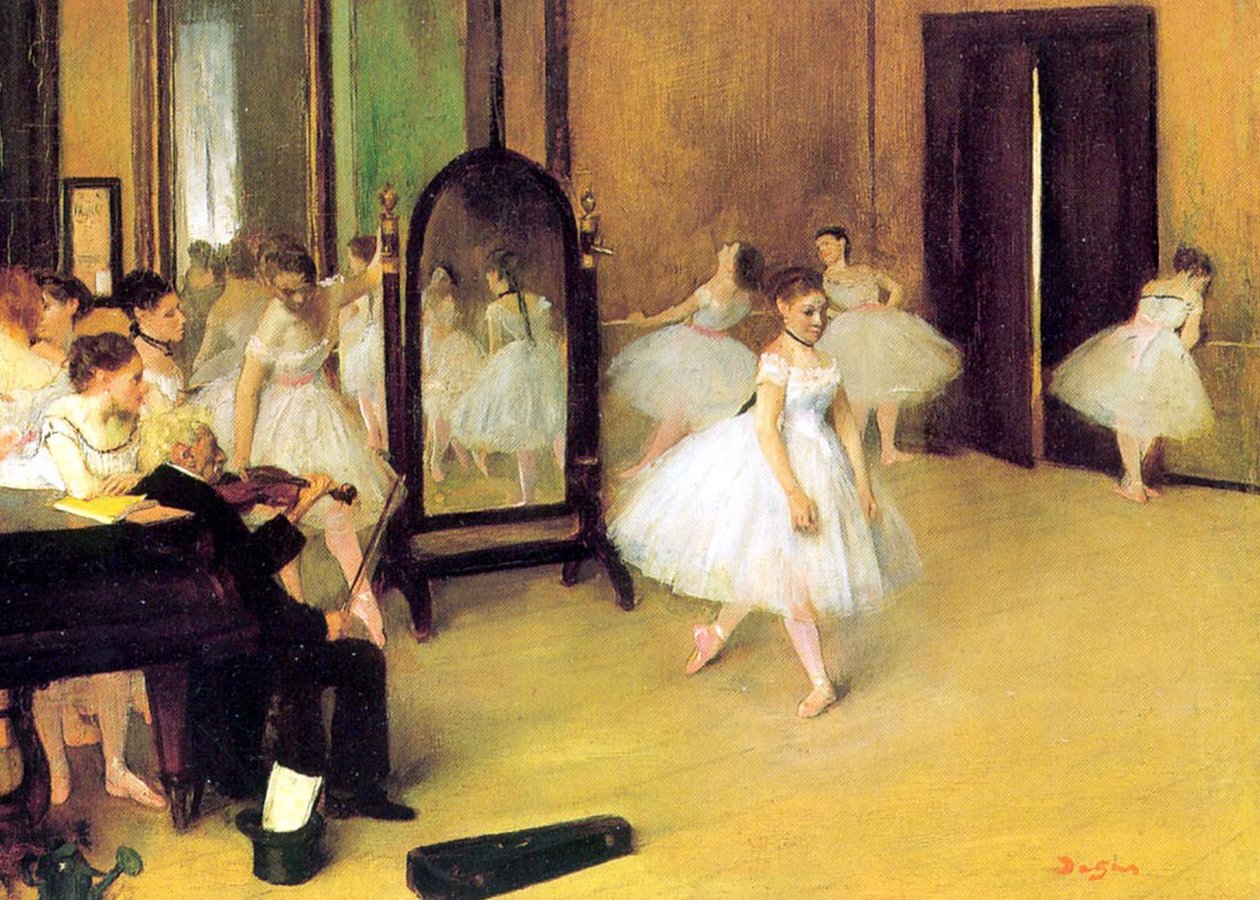 Danse klasse af Edgar Degas