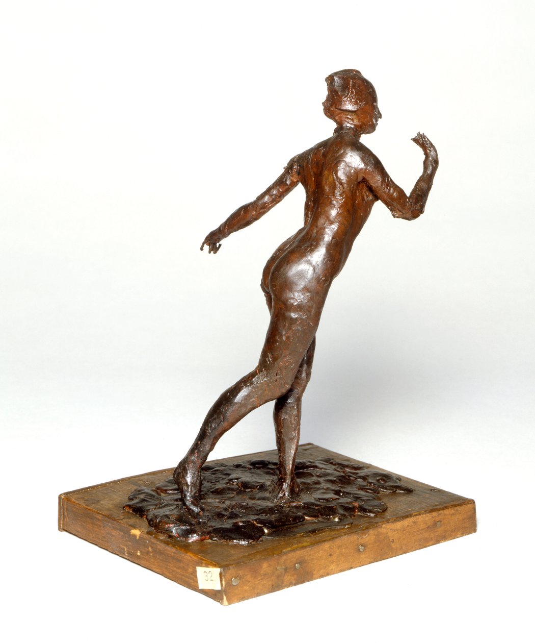Dancer Bowing, ca. 1895 (rød voks) af Edgar Degas