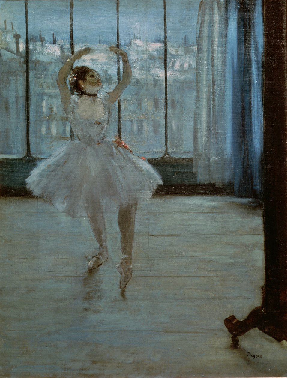 Danser foran et vindue (danser ved fotografens studie) ca. 1874-77 af Edgar Degas