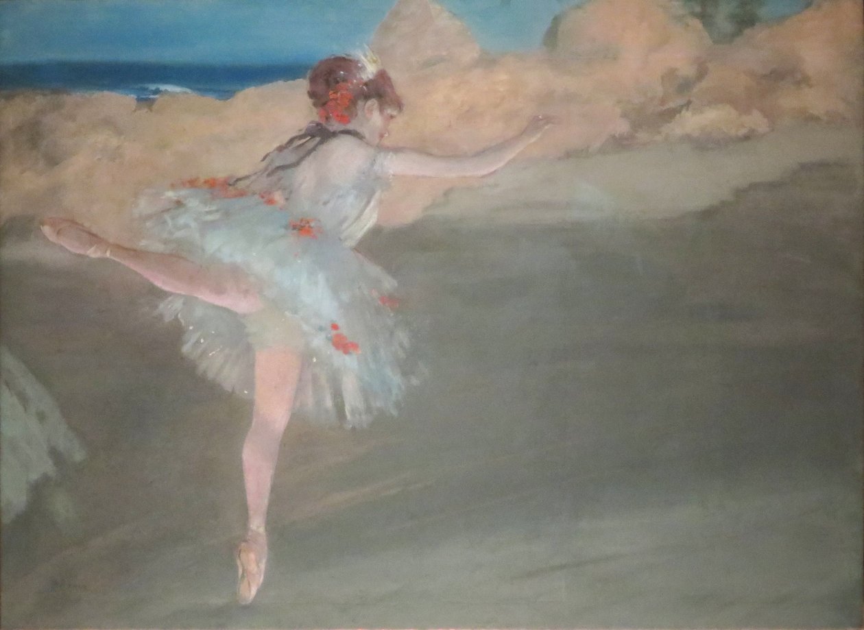 Dancer in Pointe af Edgar Degas, Norton Simon Museum.JPG af Edgar Degas