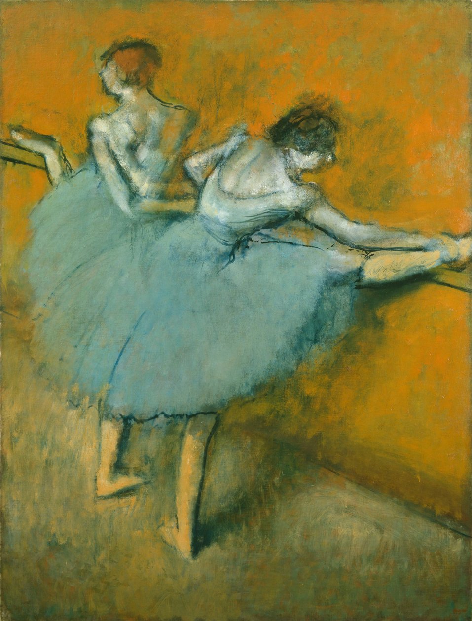 Dansere på Barre af Edgar Degas