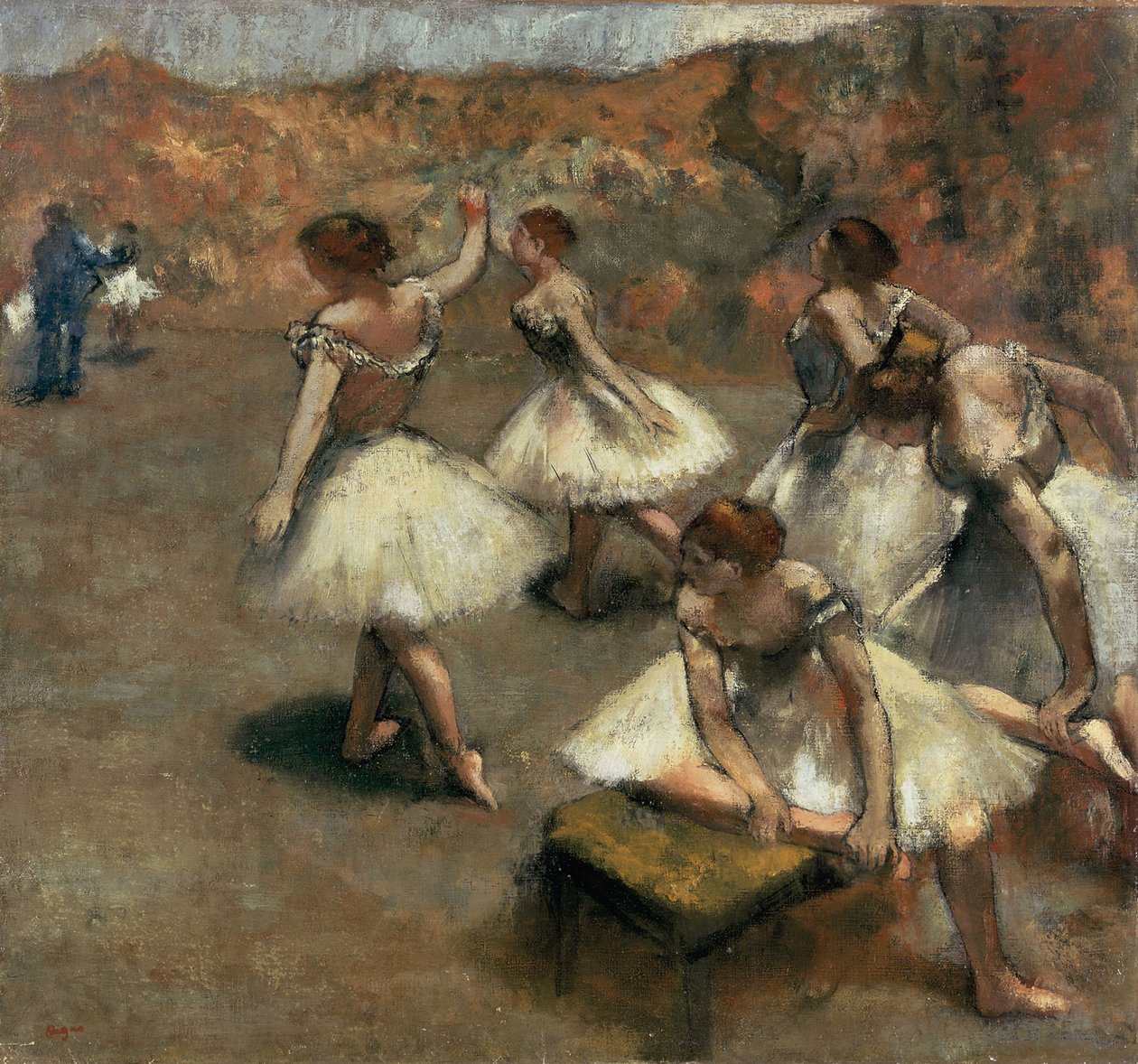 Dansere på scenen af Edgar Degas