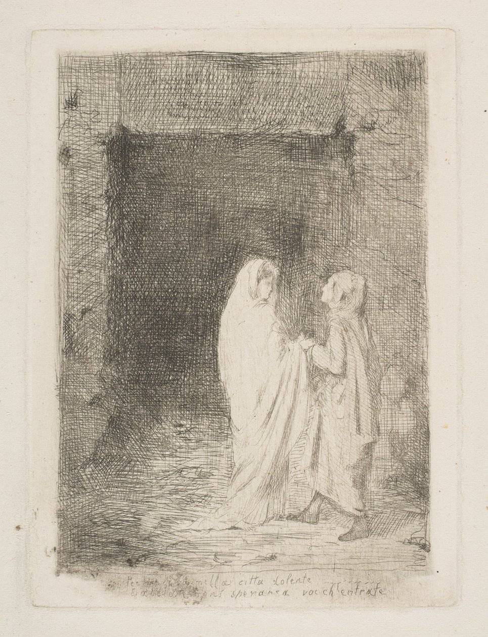 Dante og Virgil af Edgar Degas