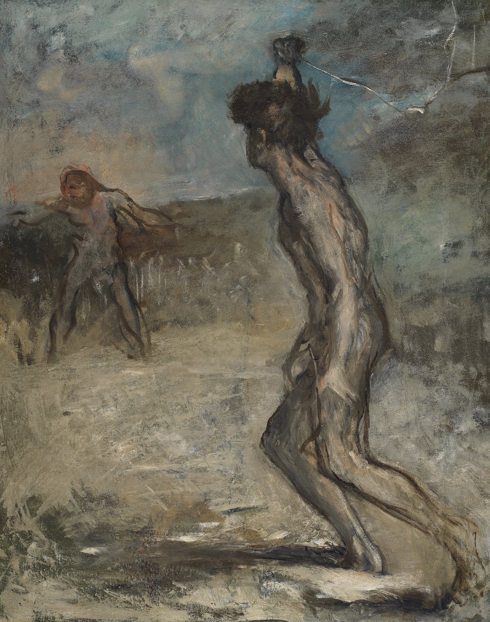David og Goliat, ca. 1857 af Edgar Degas