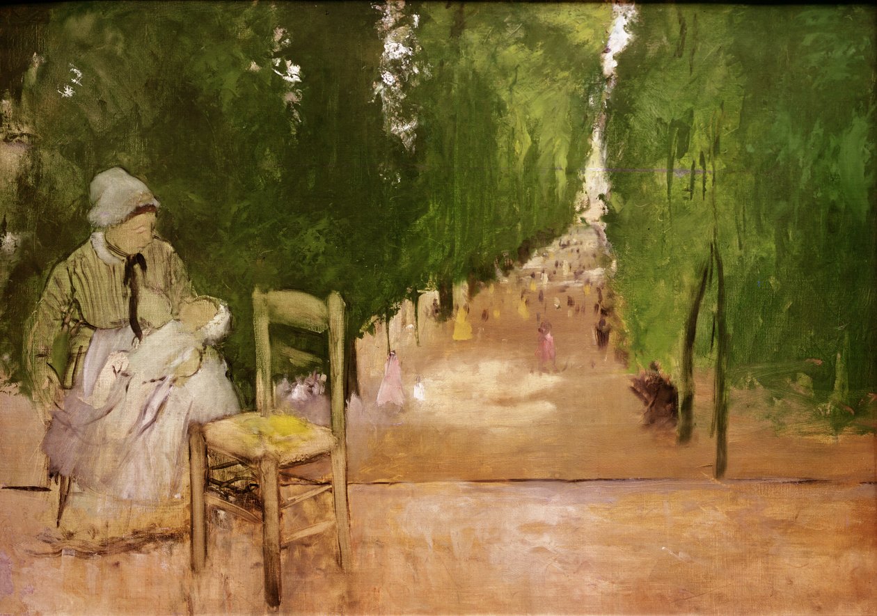 I Jardin du Luxeumbourg af Edgar Degas