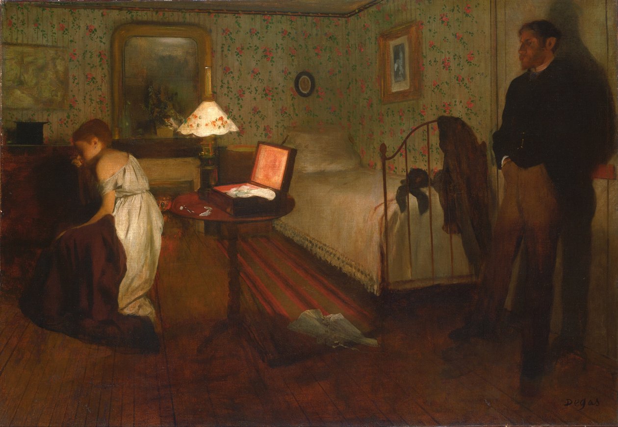 Interiør af Edgar Degas