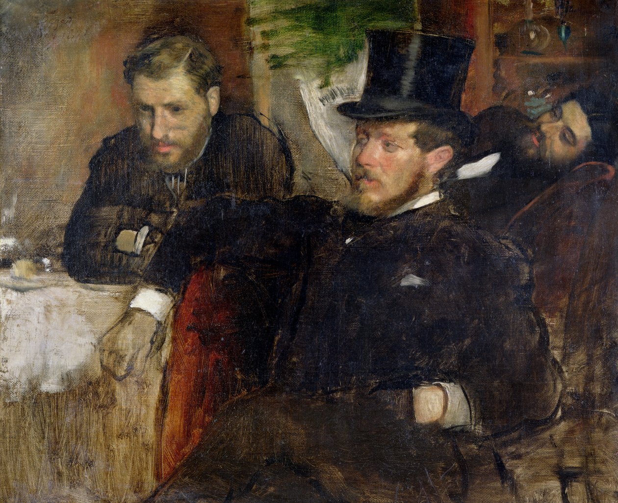 Jeantaud, Linet og Laine, 1871 af Edgar Degas