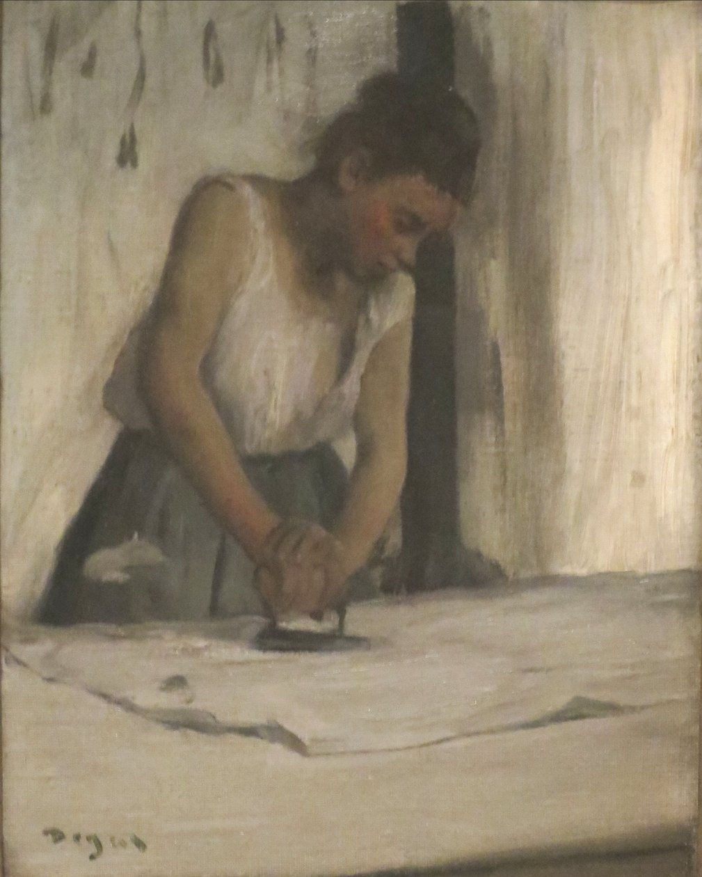 Vaskeri, olie på lærred af Edgar Degas