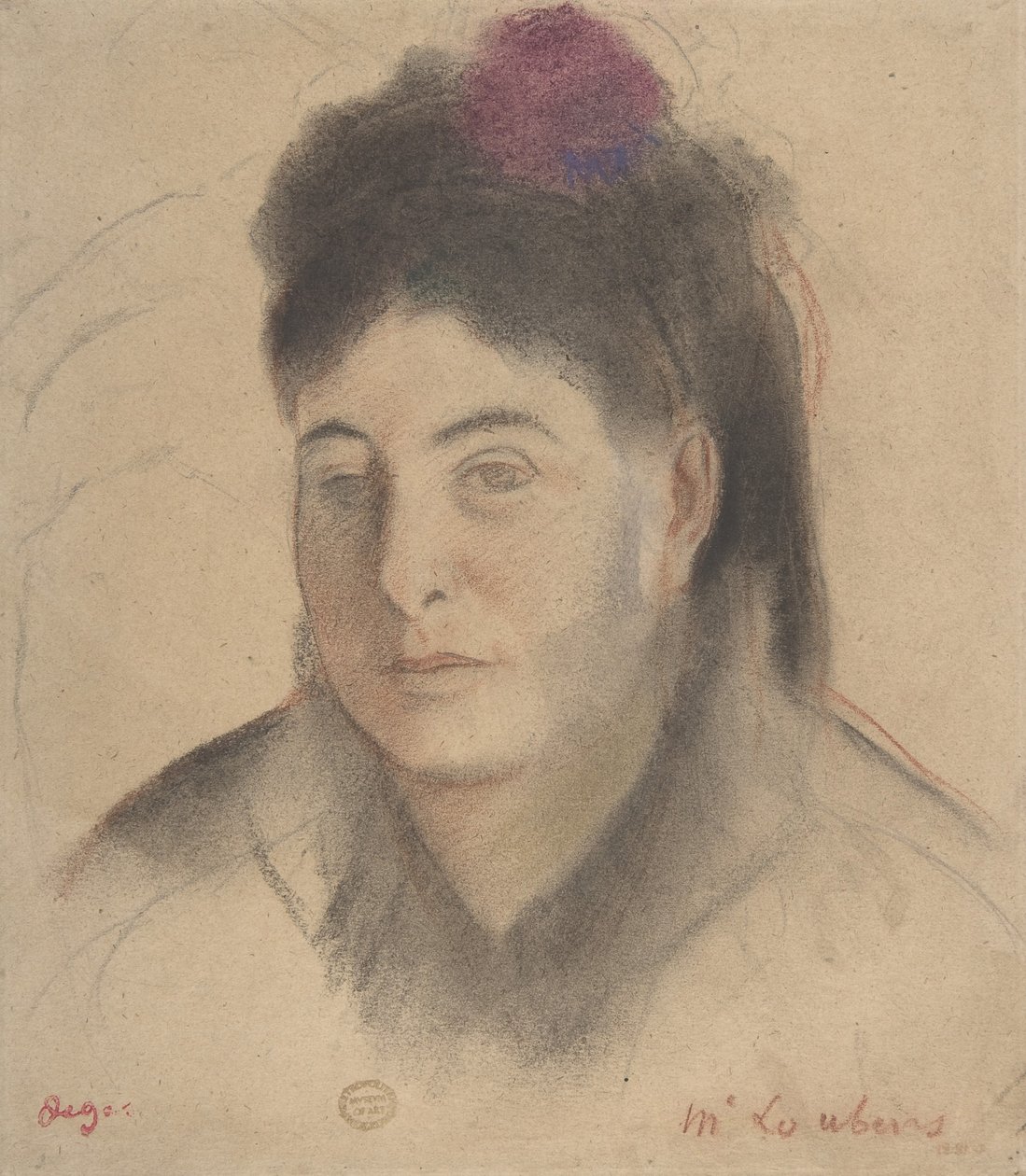Madame Loubens af Edgar Degas