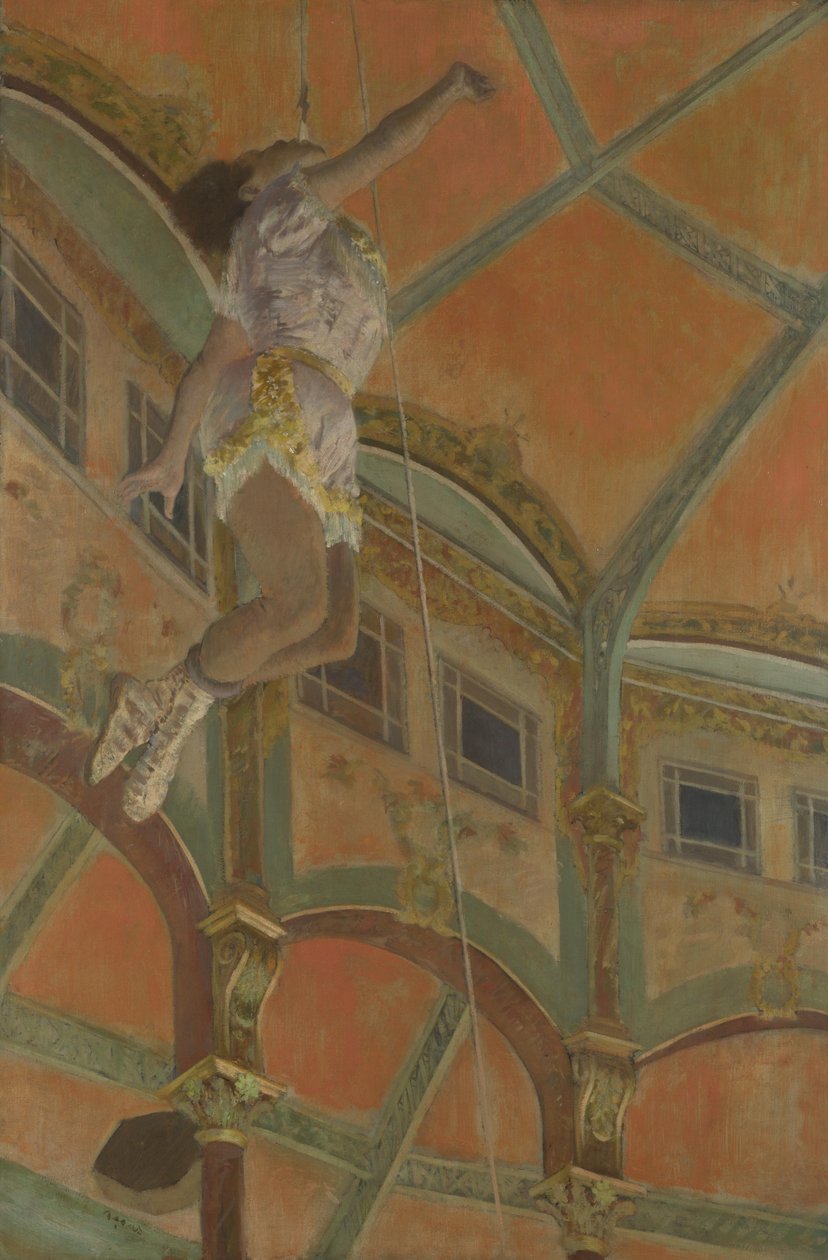 Miss La La på Cirque Fernando af Edgar Degas