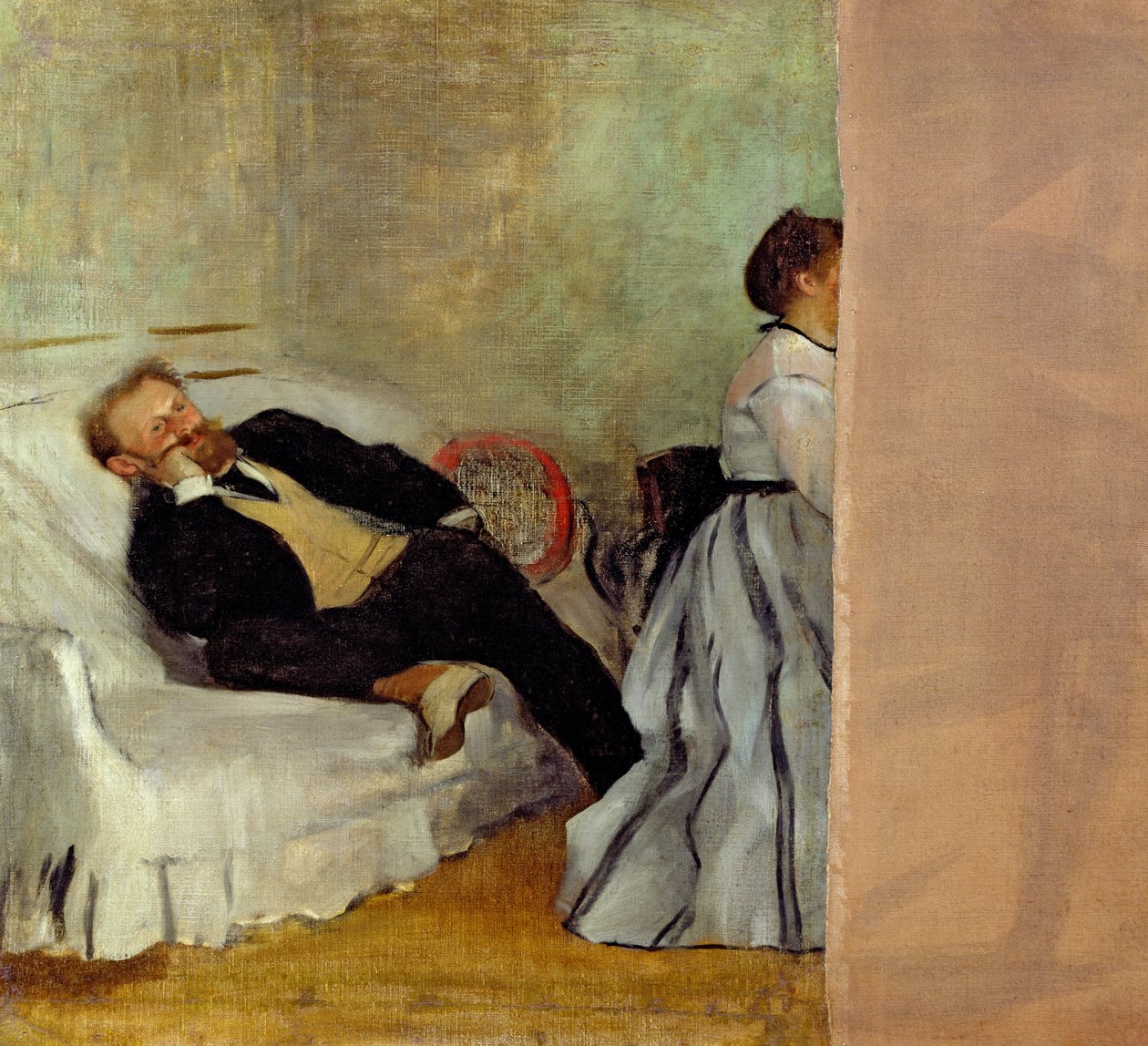 Monsieur og Madame Edouard Manet, 1868-69 af Edgar Degas