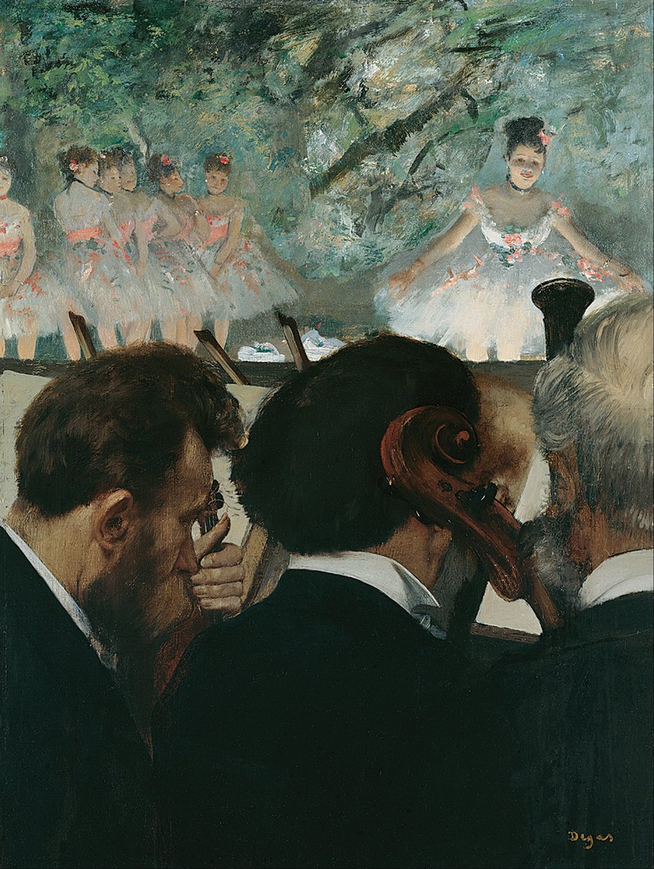 Orkestermusikere af Edgar Degas