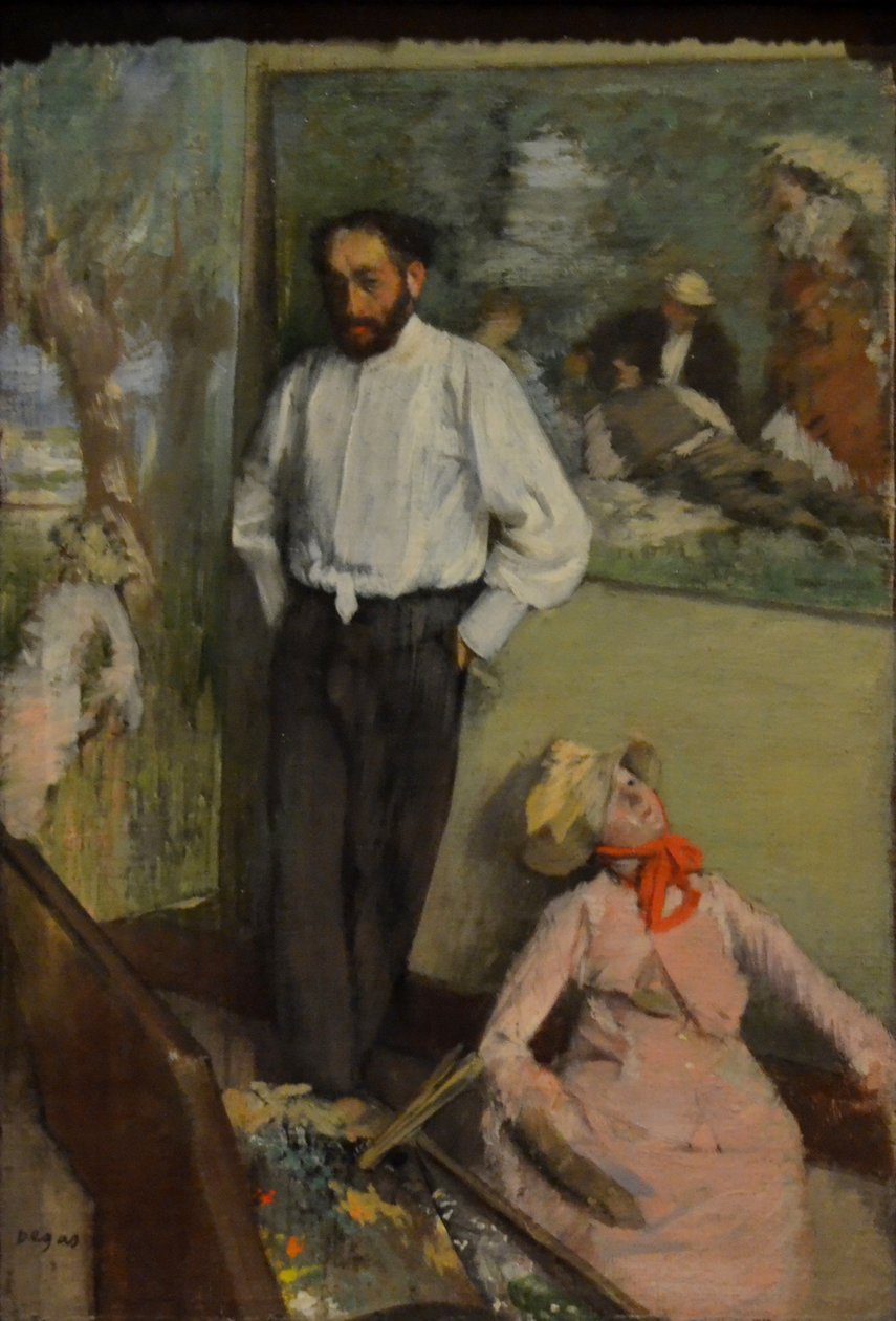 Portræt af Henri-Michel Lévy af Edgar Degas