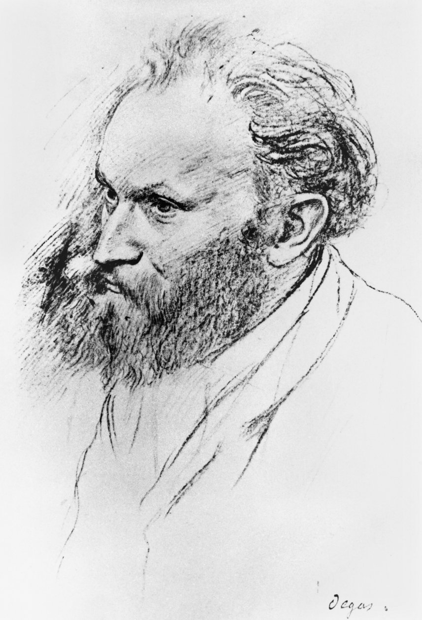 Portræt af Edouard Manet (1832-83) af Edgar Degas