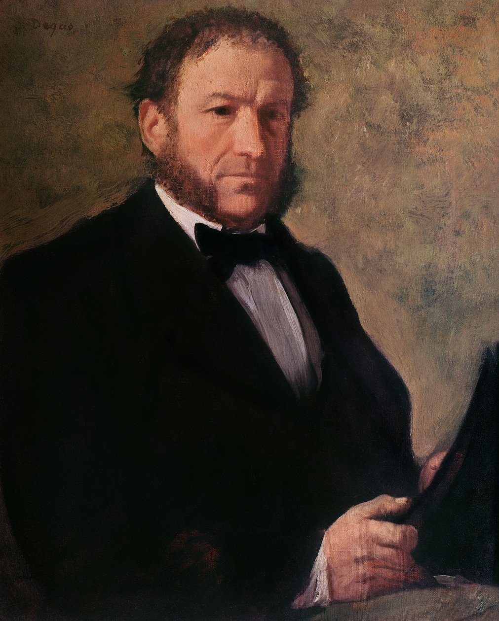 Portræt af Monsieur Ruelle, 1861 af Edgar Degas