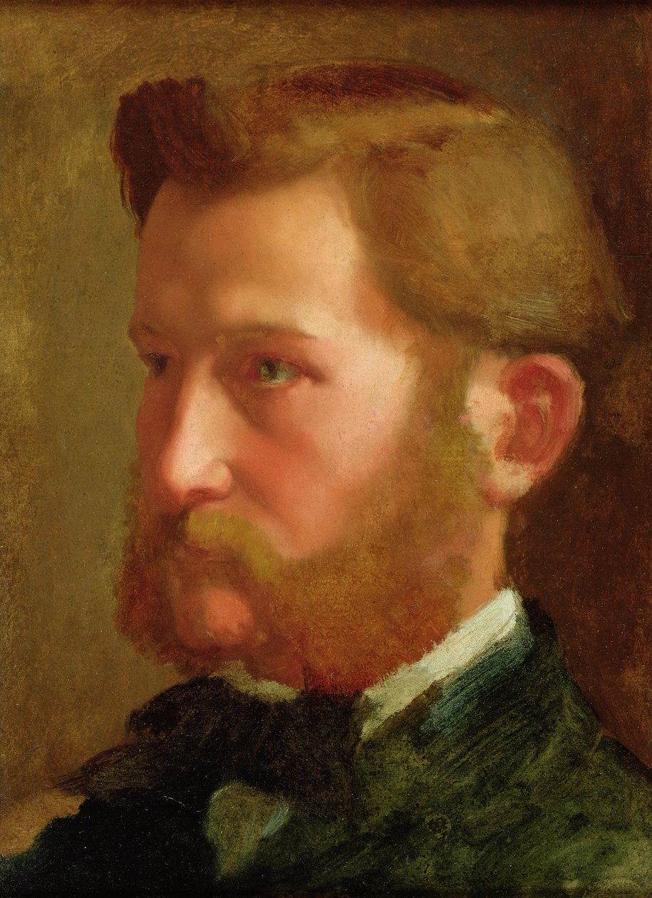 Portræt af Paul Vapincon, ca. 1868 af Edgar Degas