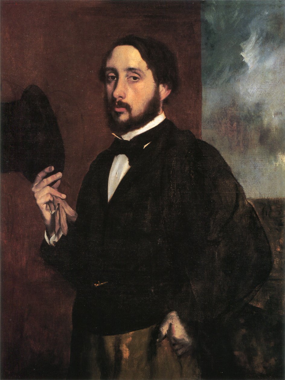 Selvportræt af Edgar Degas