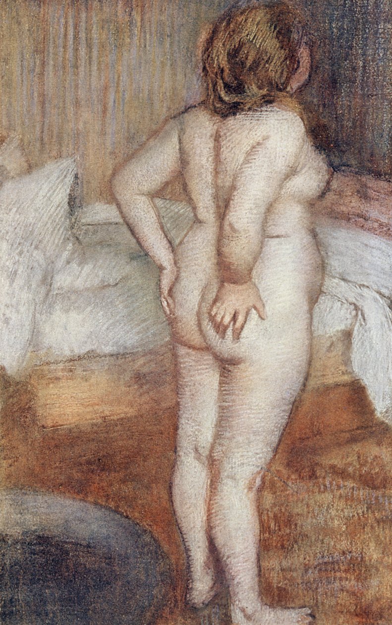 Stående nøgen af Edgar Degas