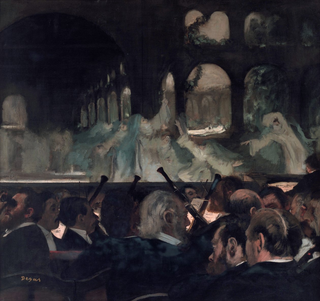 Ballet -scenen af Edgar Degas