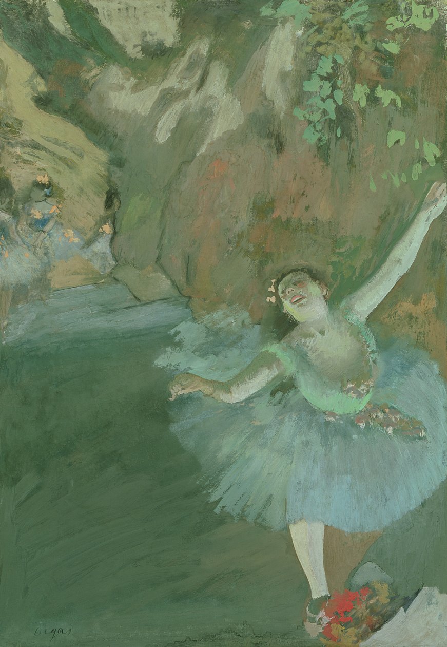Stjernens bue, ca.1880 af Edgar Degas