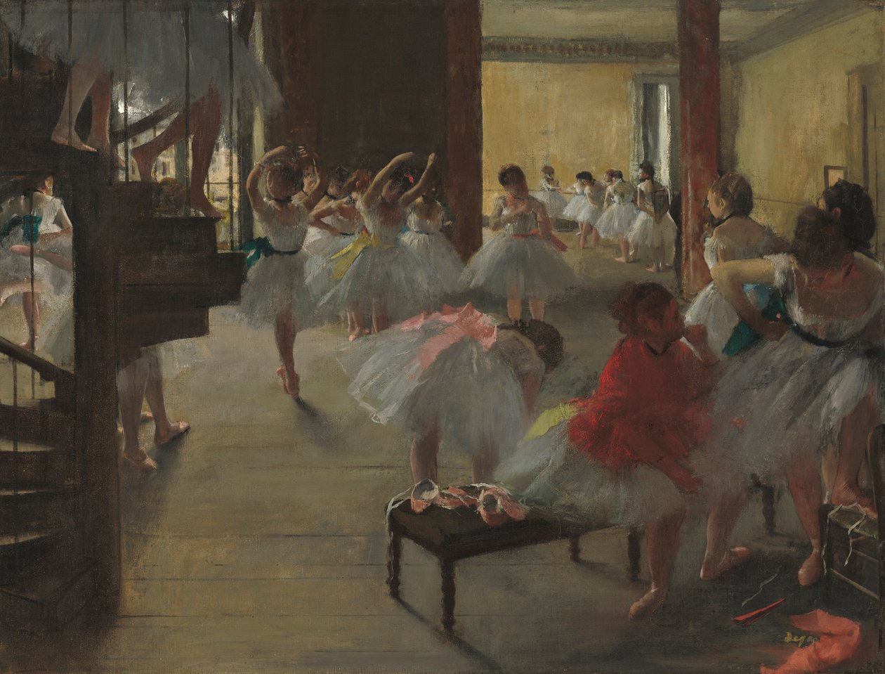 Danseklassen, c.1873 af Edgar Degas