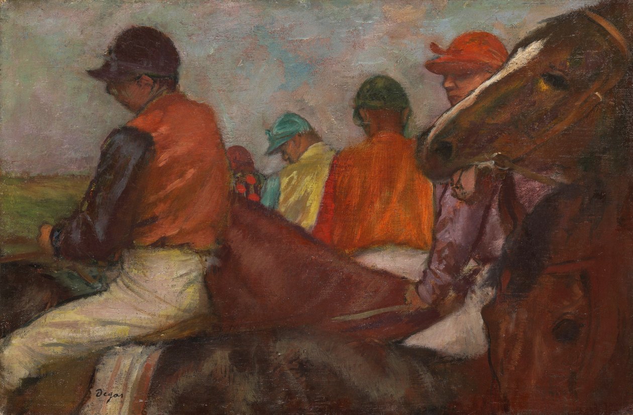 Jockeyerne, ca. 1882 af Edgar Degas