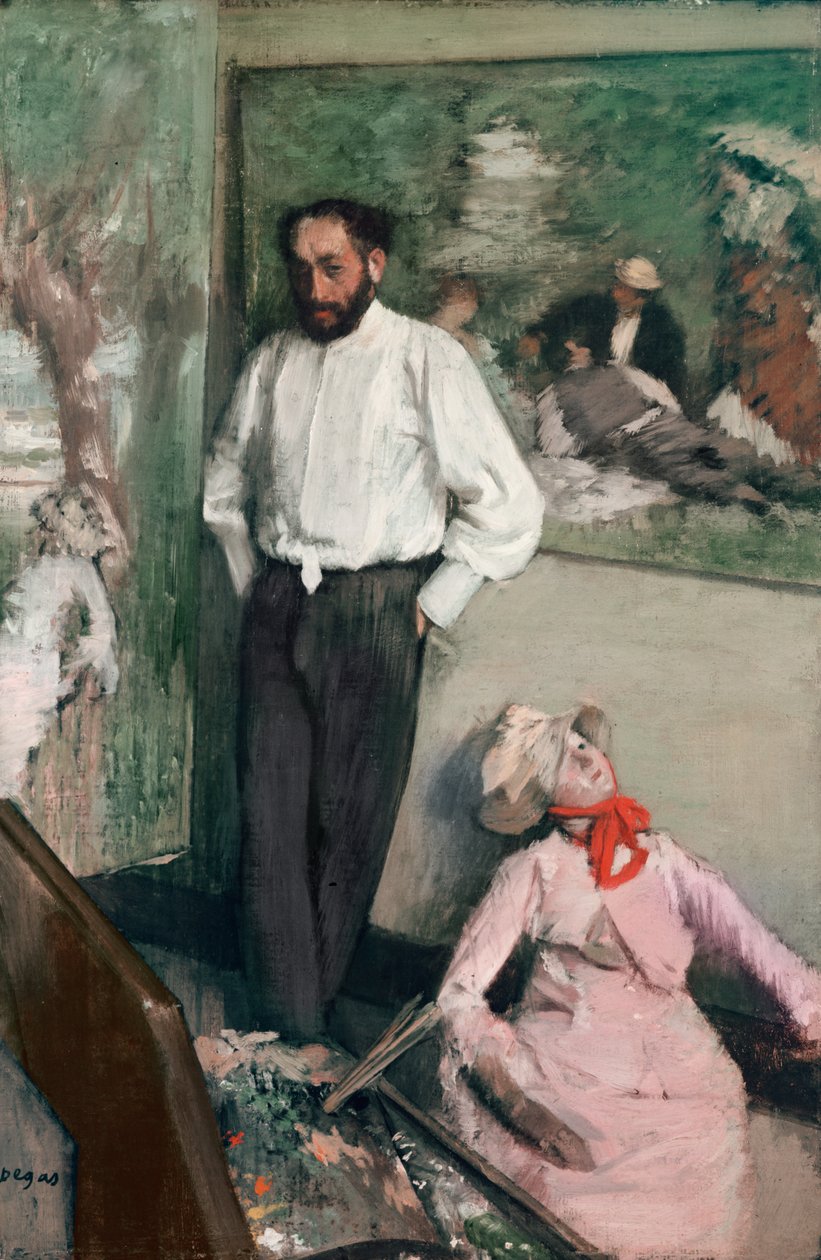 The Man and the Puppet (forestillingen menes at være af Paul Cézanne og en version af 