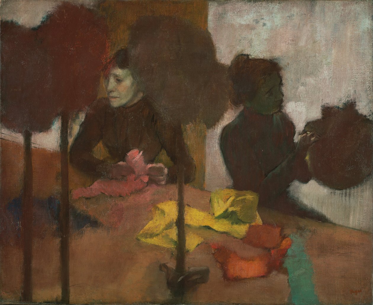 Millinerne af Edgar Degas