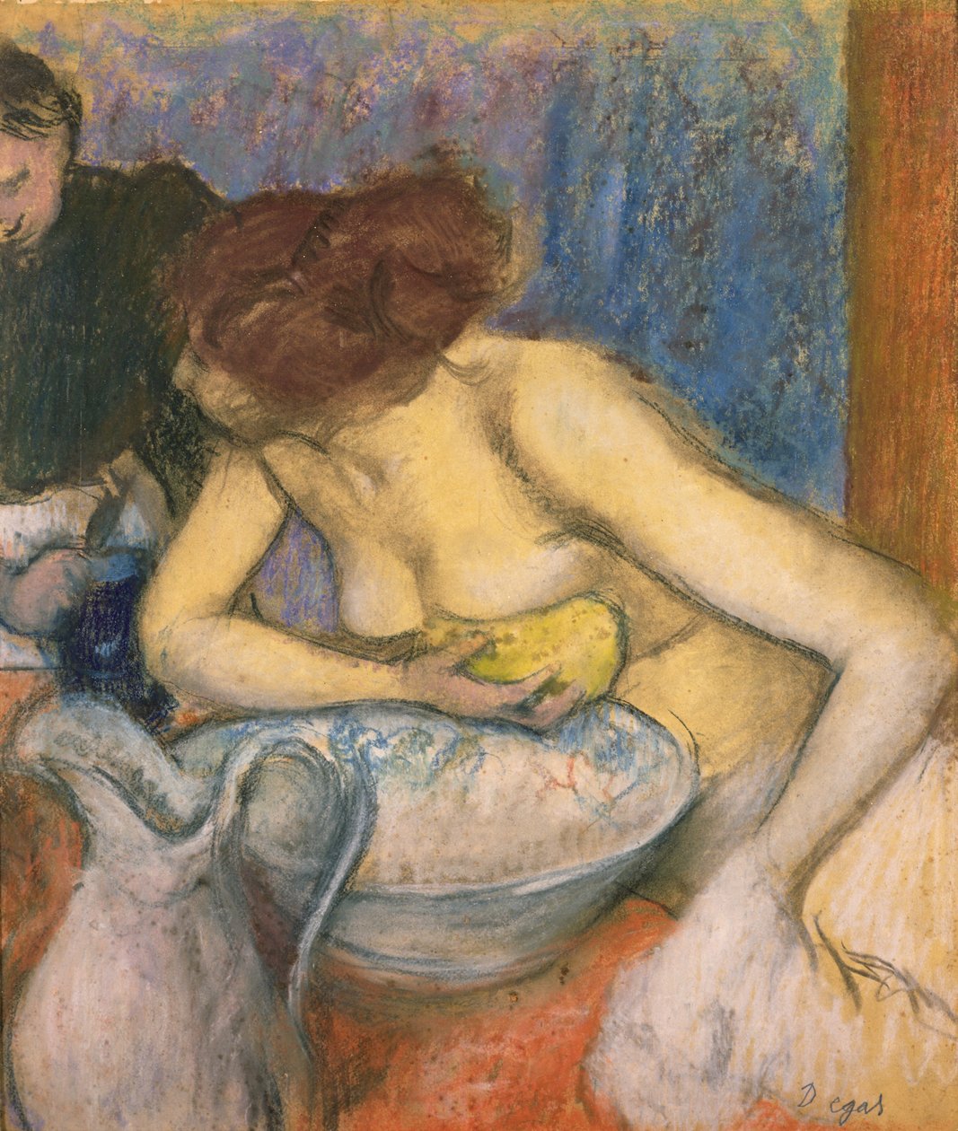 Toilettet, 1897 (pastel) af Edgar Degas