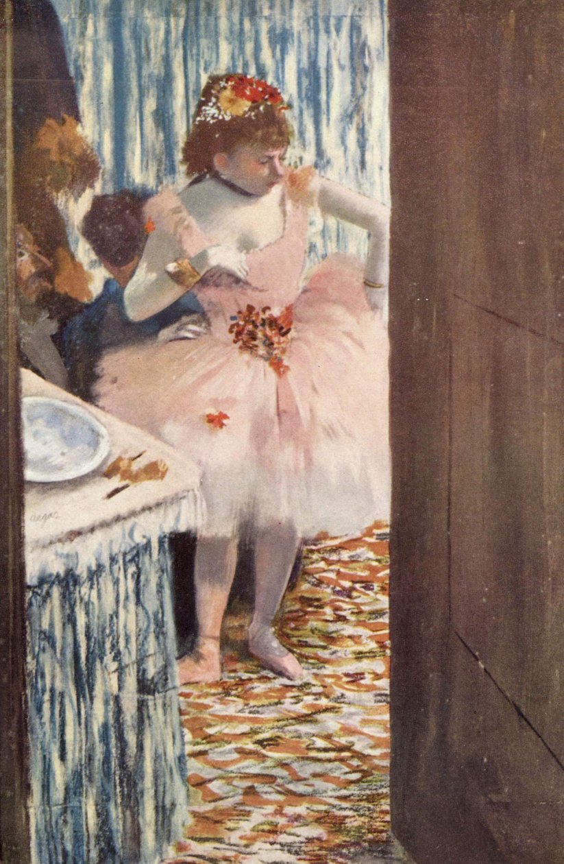 Danser i hendes kasse af Edgar Degas