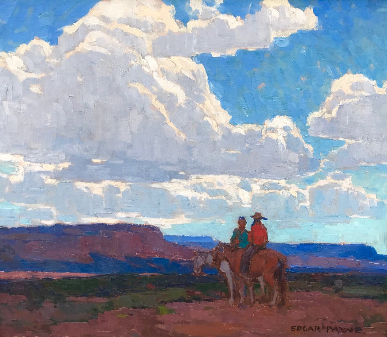 Arizona Sky, af Edgar Alwin Payne af Edgar Alwin Payne